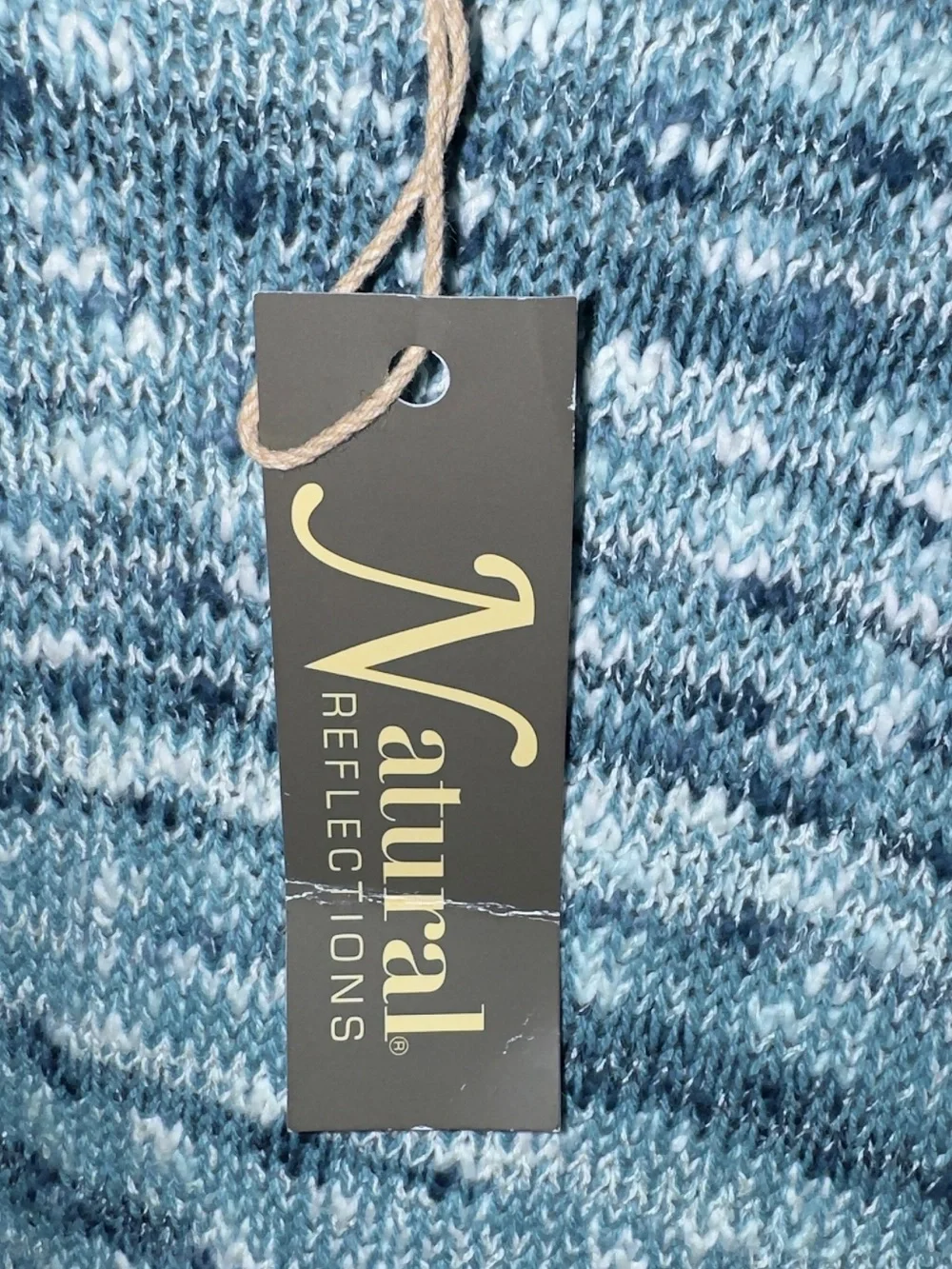 NWT Natural Reflections Space Dye Knit Sweater L - Picture 6 of 13